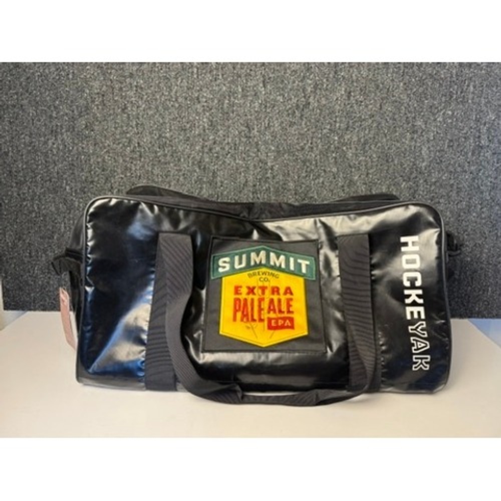 YAKSAK Coach Bag Summit Brewing Co EPA Black Tarpaulin Hockey Bag NWT